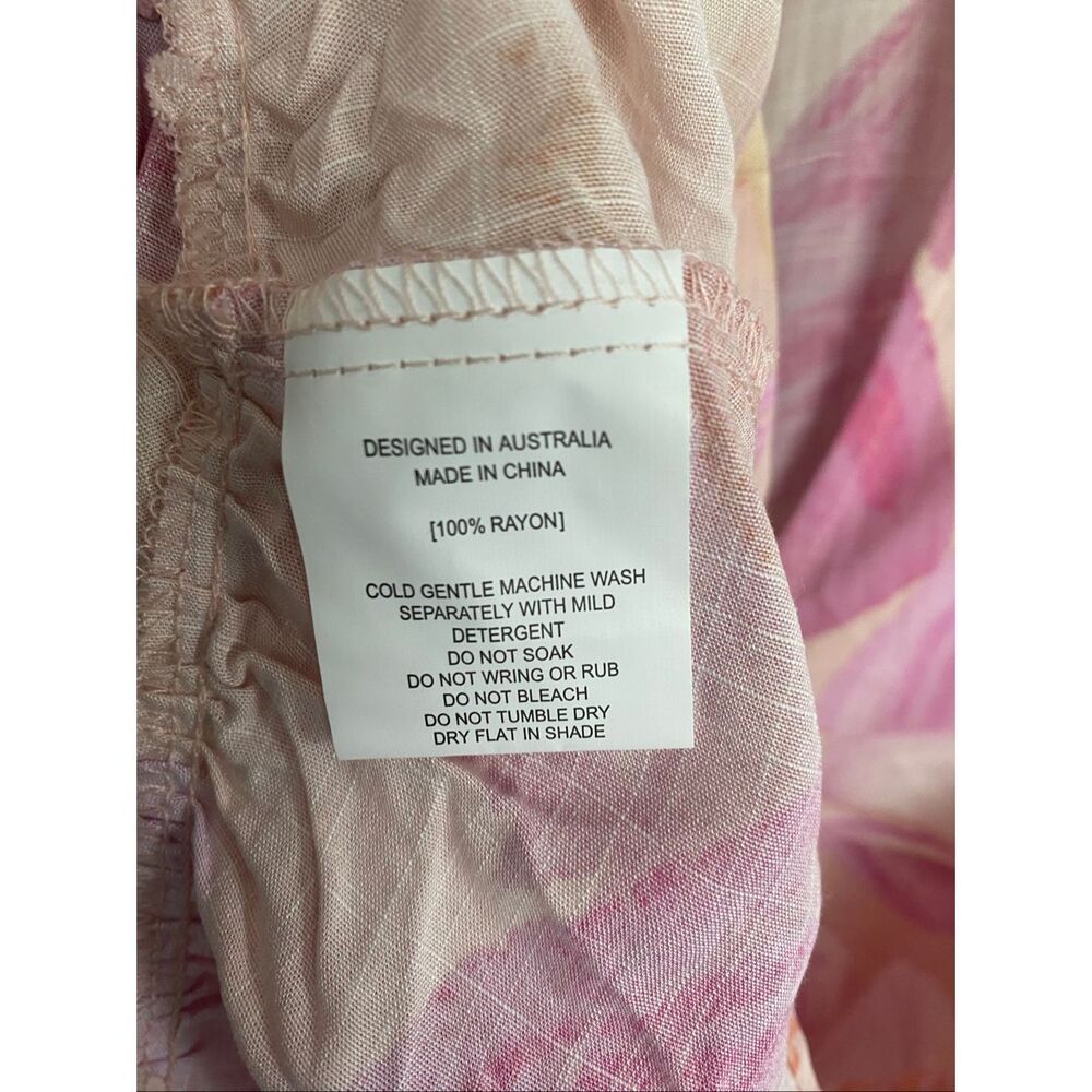Label Of Love V-Neck Ruffle Bell Sleeve Mini Tunic Dress Short Boho Fairy Medium - Picture 12 of 13